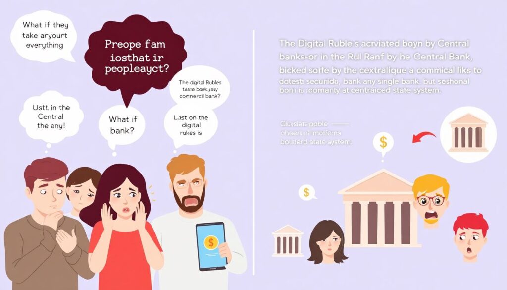 Цифровой рубль: как новая форма денег может изменить банковскую систему и поведение граждан - иллюстрация